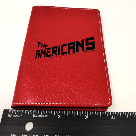The Americans TV Show Passport Holder Travel Wallet Red Rare Collectible Merch - Picture 11 of 12